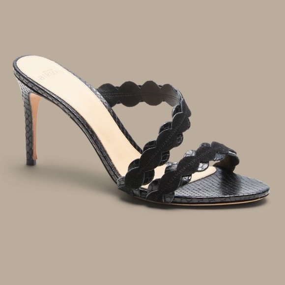 NWT Alexandre Birman | Barbara 85 Sandal in Snake Print - Picture 1 of 2